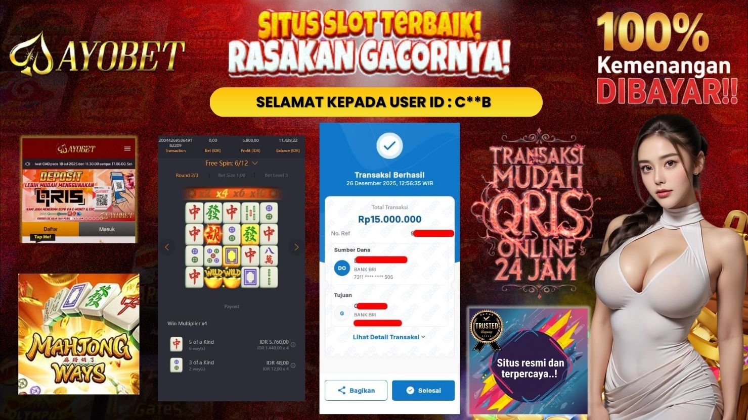 AYOBET JACKPOT SLOT MAHJONG WAYS